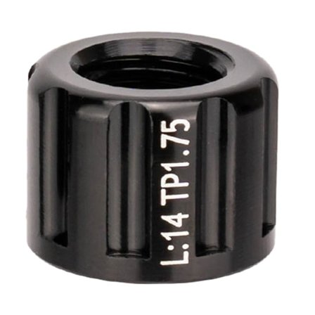 Cyklar Thru Axles Mutter M12 M15 Gängaxlar Mutter för fram och bak cykelhjul