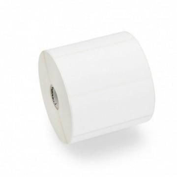 Zebra Label, Paper, 21x21mm, Thermal Transfer, Z-PERFORM 1000T, Uncoated, Permanent Adhesive, 25mm Core