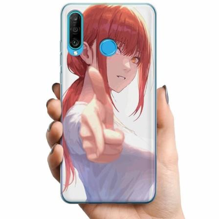 Huawei P30 Lite Tpu Mobilskal Makima Chainsaw Man