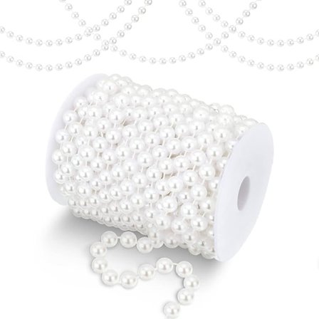 Joulukuusen helmiä keinotekoisia helmiä helminauha muovihelminauha rulla