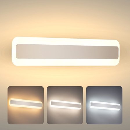 15W Badeværelsesspejl Lys 40CM 1050LM Badeværelseslys 230V Varm Hvid 3000K Neutral Hvid 4000K Kold Hvid 6000K Badeværelses Væglampe