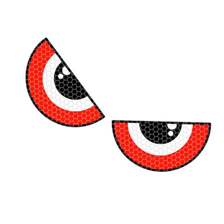 Ikke-ridseklæbende mærkat, reflekterende for elektriske løbehjul, natte-synlighed