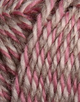 Garn Viking Sportsragg 50g Rosa/hvid - Viking of Norway