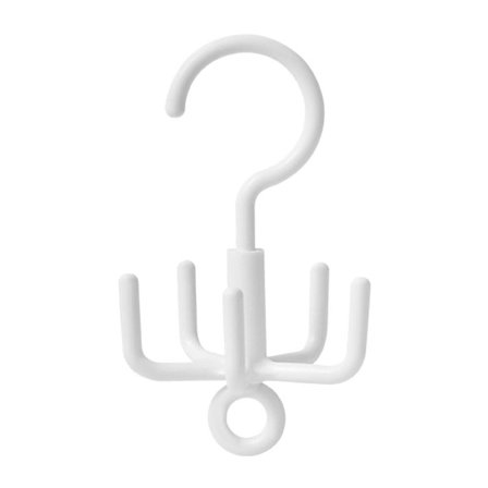 2kpl Pyörivä viisikynsinen vaateteline VALKOINEN