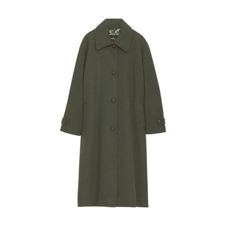 Ottod'Ame, Single-Breasted Coats Groen, Dames, Maat:M