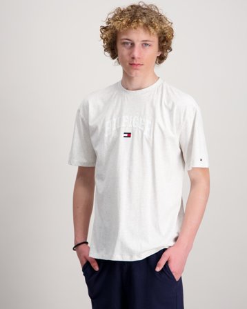 Tommy Hilfiger HILFIGER VARSITY TEE SS Grå T-shirts Dreng - Kids Brand Store