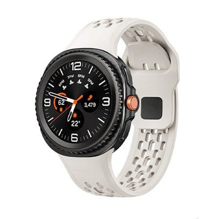 Kompatibel med Samsung Galaxy Watch 8 Armband Galaxy Watch 8 Classic Hål Sportarmband Silikon 22mm