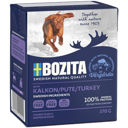 Bozita Hund - Naturals Kalkun 370 g - Hund - Hundefôr & hundemat - Våtfôr & våtmat - ZOO.no