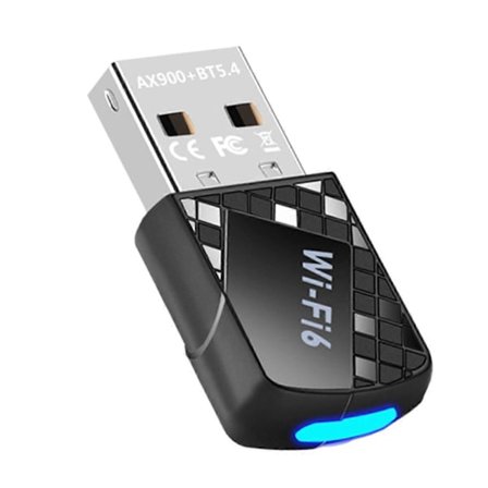 AX900 USB WiFi 6 Adapter 900Mbps Bluetooth 5.4 2 i 1 USB-dongel 2.4G 5G Trådlös WLAN-mottagare för Win10 & Win11