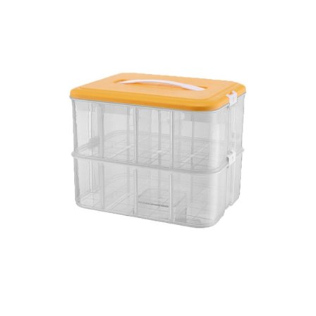 Leker Oppbevaringsboks Diverse Beholder ORANGE 2 LAG 2 LAG