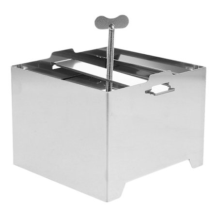 Tofu-maskin i rustfritt stål, ostepresse, hjemmekokker, DIY tofu-laging, sølv, 1 sett