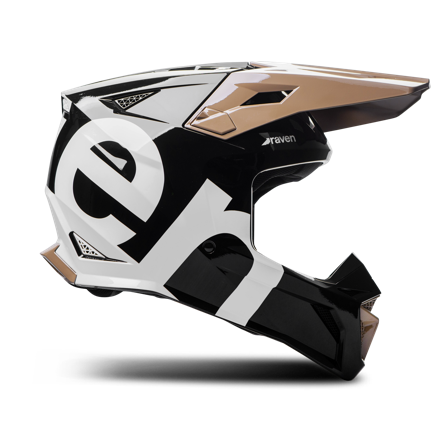 Crossikypärä Raven Onyx Musta/Ruskea XL