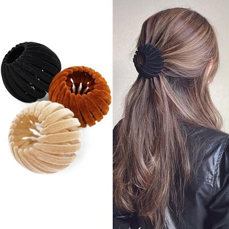 3 stk. Fuglerede Magiske Hårklemmer, Hårtilbehør til Kvinder