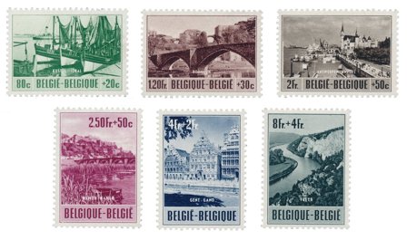 Belgien 1953 - Postfrisk - OBP 918/23