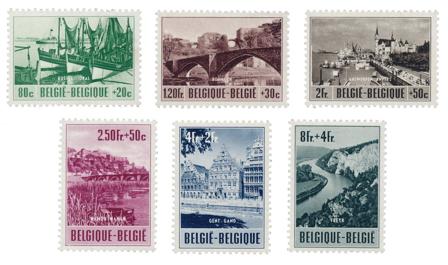 Belgien 1953 - Postfrisk - OBP 918/23