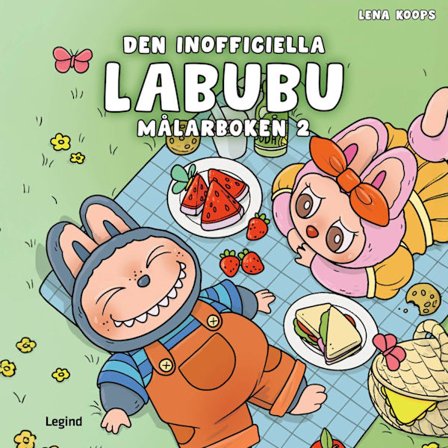 Den inofficiella Labubu-målarboken 2 9788776392000