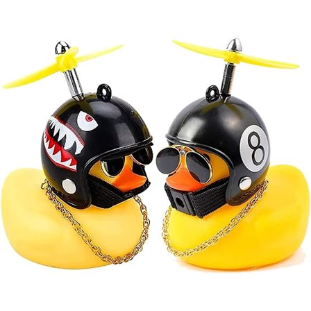 Sett med 2 Fancy Duck Sykkelklokker Hjelm And Unges Sykkelhorn, And Sykkeldekor Menn Kvinner Barn Gutter Jenter