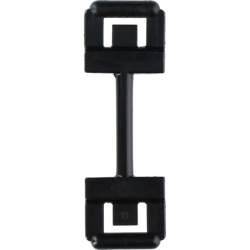 SKILTSØYLE/STAV 50MM SORT