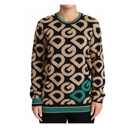 Dolce & Gabbana, Sweater Czarny, Kobieta, Rozmiar: S