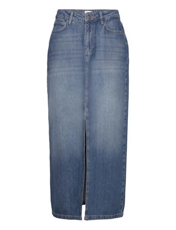 Hattie Skirt Langt Skjørt Blå Twist & Tango*Betinget Tilbud