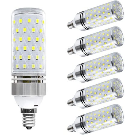 E12 LED-lamppu, 16 W:n LED-kattokruunulamppu, 1500 lm, lämmin valkoinen 6