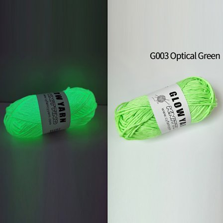 Luminous Wool Multipurpose DIY Woven Wool Glowing In The Dark Stickat garn