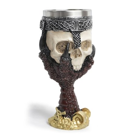 Rustfritt stål Dødninghode Kaffekrus Harpiks Halloween Dødninghode Drikke C