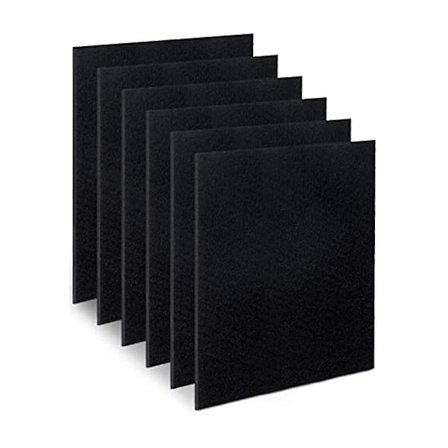 6-pack Hpa200 Kolfilter A Passar för Hpa200-serien Luftrenare, modell 200, 202, 204, 250b, del Hr