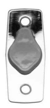 ASSA Fix 1857T Dekkbrikke 43 c/c, rustfri, Dør- & vindusbeslag