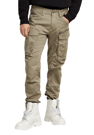 G-Star Rovic Zip 3D Regular Tapered Byxor Herr Brun 3332