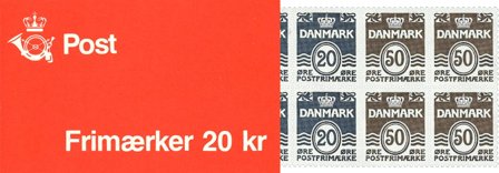 Danmark 1985 - Frimærkehæfte 20 kr. AFA 2 - Postfrisk
