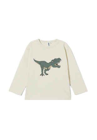 RIKIKI Långärmad t-shirt VENICE T-shirts & toppar Vit 86/92