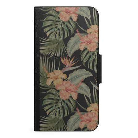 Naive iPhone 13 Mini Plånboksfodral - Hibiscus