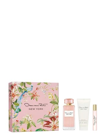 Oscar de la Renta New York 100Ml Eau De Parfum + 10Ml Travel Size + 100Ml Bodylotion 210.00 Ml - Pink - 210 ML
