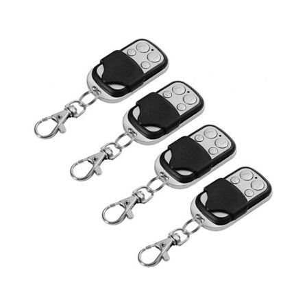 Garageportåbner fjernbetjening, universel fjernbetjening 433mhz, 4stk