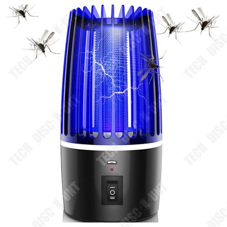 Mygte mod myg - TD - 360 grader - LED - Genopladeligt batteri 4000 mAh - Sort vægdesign