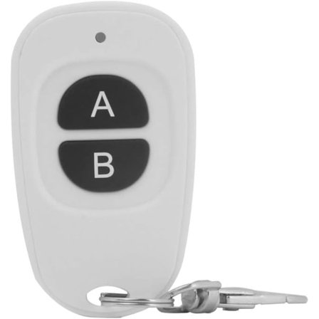 2-knaps RF trådløs relæsender fjernbetjening 433 MHz Afstand op til 30-50 m til elektrisk garageport/elektrisk gardin/vand [BR]