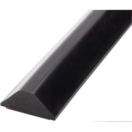 []Självhäftande tröskelskyddslist för dusch, vattenskydd, dusch, badrum, golv (100 cm, Svart)