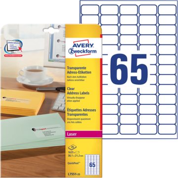 Avery Adressetikett klar