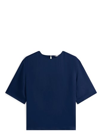 Tommy Hilfiger | Sateen C-Neck Relaxed T-Shirt | 44
