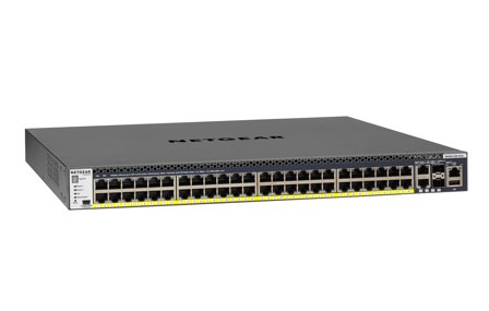 Netgear M4300-52G-PoE+ - switch - 52 porter - Styrt - rackmonterbar
