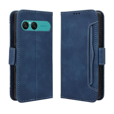 Pung etui Cover Cover til Sony Xperia 10 VII - Blå