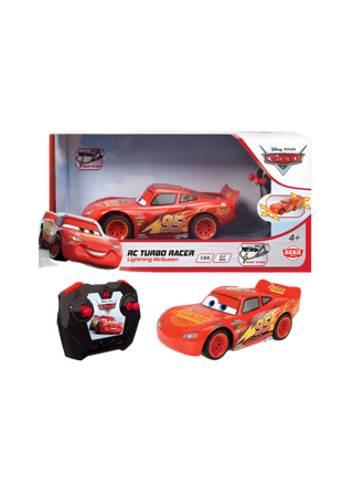 Jada Toys Blixten McQueen med turbofunktion radiostyrd Fordon Unisex Röd ONESIZE