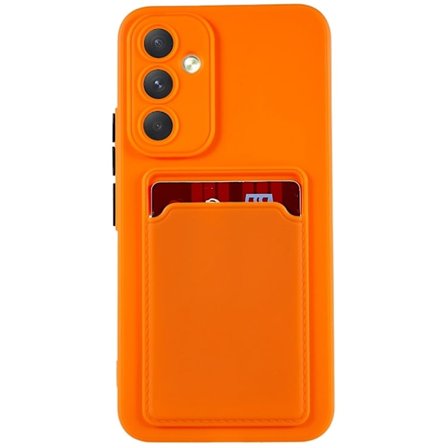 Card Holder Suojakuori For Samsung Galaxy A54 - Oranssi