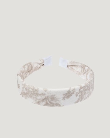 Dark Department Velvet Hair Band Beige Accessoarer Tjej - Kids Brand Store