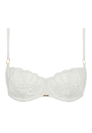 Chantelle Fleurs Signature Half-Cup Balcony Bra Bh Dam Vit E70