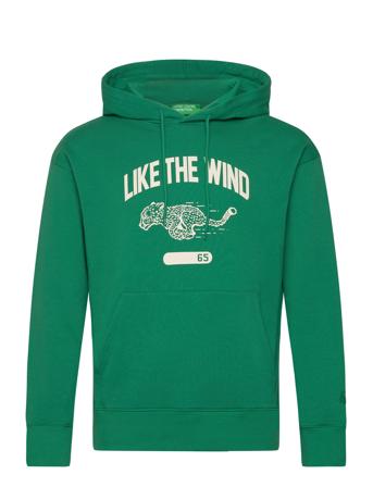 Sweater W/Hood Green United Colors Of Benetton