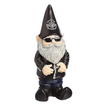 Ulkoilma Harley-Davidson Moottoripyörä Gnome Goblin Kääpiö Hartsi Puutarhakoriste Puutarhakoriste Koristekäsityö, Mies, 15cm Battqx