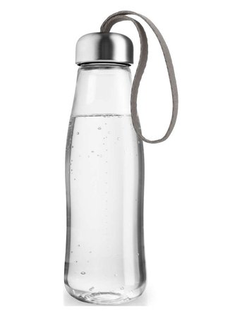 Eva Solo Glasdrikkeflaske 0,5L Taupe - Nude - 0.5 L
