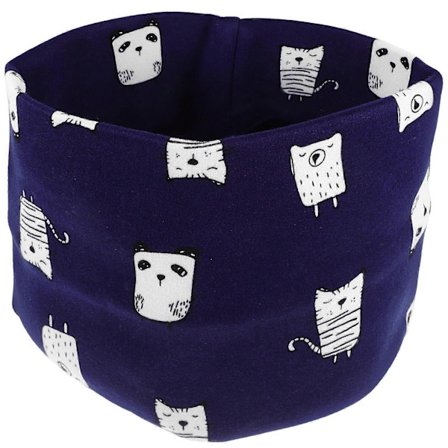 Vinterhalsdukar Barn Halsduk för Värme 2st Blå Bomull